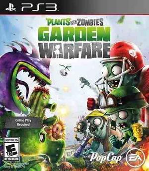 Juego Ps3 Plants Vs Zombies Garden Warfare