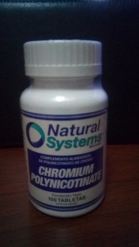 Polinicotinato De Cromo - 100 Tabletas