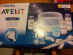 Set De Teteros Y Esterilizador Avent