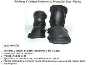 Rodillera Y Codera De Rescate - Motociclistas - Policia -