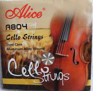 Cuerdas Para Violoncello 4/4 Marca Alice Modelo A804