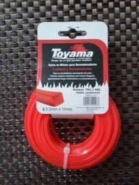 Nylon Para Desmalezadora 3mm Cuadrado Toyama X 10 Mts