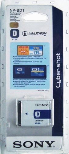 Bateria Sony Np Bd1 Original Nueva En Blister Pila Cybershot
