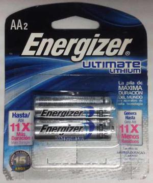 Pilas Energizer Ultimate Lithium Aa - Blister De 2 Pilas