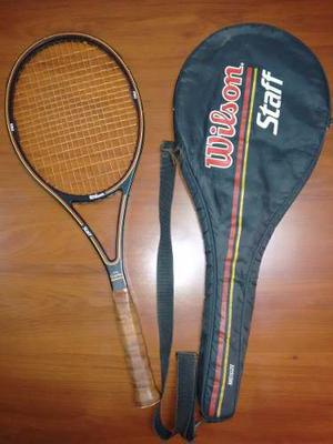 Raqueta De Tenis Wilson Pro Staff 4 1/2(l4)+estuche (usada)