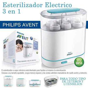 Avent Esterilizador 3 En 1 De Teteros, Chupones Y Utensilios