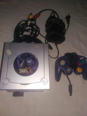 Consola Gamecube Versión Pokemon Xd, Control, Cables