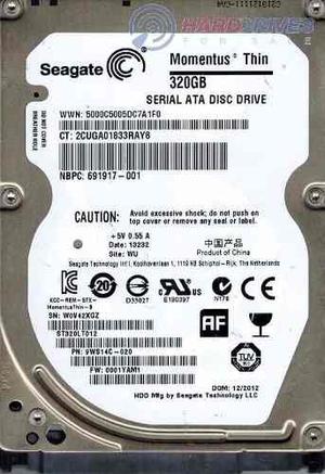 Disco Duro De Laptop Sata 320gb