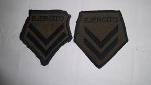 Dos Parchos Jerarquias Cabo 1ro Ejercito, Usadas