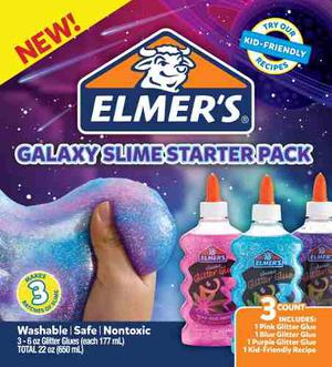 Elmers Glue Kit De Base Para 3 Slime Galaxy- Slime Galactico