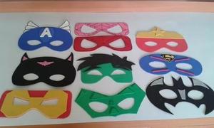 Máscara Antifaz Superheroes, Mickey, Mario Bross Etc...
