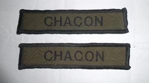 Parchos Porta Nombres Chacon Usados