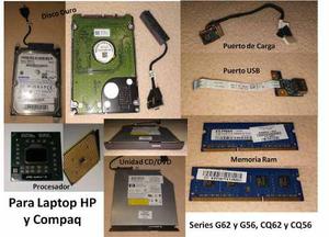 Repuestos Para Laptop Hp Y Compaq G62 G56 Originales