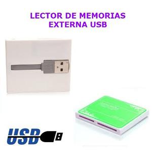 Lector Memoria Micro Sdhc Sd Conexion Usb 2.0 Laptop Pc Ccc