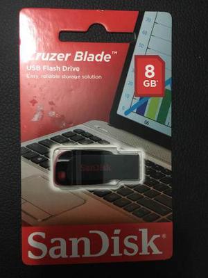 Pen Drive Cruzer Blade Sandisk 8gb Nuevo Sellado