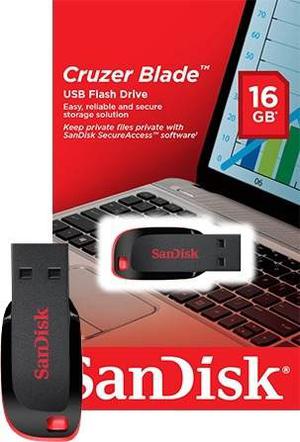 Pendrive Sandisk 16 Gb Usb Cruzer Blade