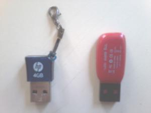 Pendrive Sandisk De 8 Gb Y Hp 4 Gb