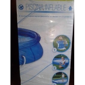 Piscina Con Aro Inflable Familiar 3.05 Mts