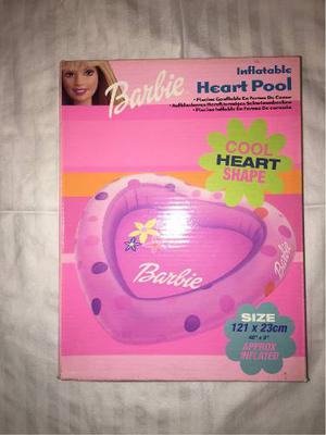 Piscina Inflable Forma De Corazón Barbie 100%original