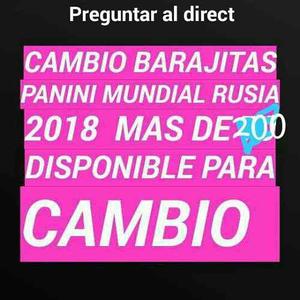 Barajitas Panini Mundial Rusia 