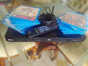 Blu Ray Lg Bd550 + Cable Hdmi, Control Y 18 Películas