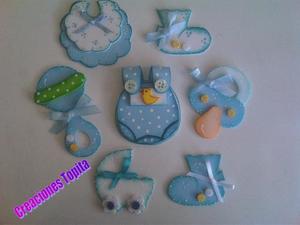 Distintivos Baby Shower,nacimiento En Foami