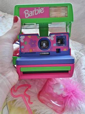 Excelente CamaraPolaroid Barbie Pink Instant 600 Film