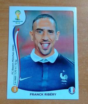 Franck Ribery. Barajita Panini Mundial Brasil 