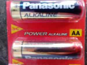 Pilas Aa Panasonic Alkaline (2 Unidades)