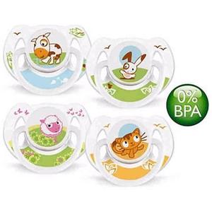 Chupones Avent 6-18m Animalitos Niño Niña Bebe Soothie