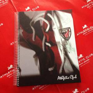 Cuaderno Espiral Athletic Club Bilbao Firmado Por Jugadores