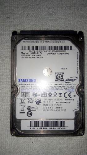 Disco Duro 2.5 Samsung Sata 160 Gb Para Lapto