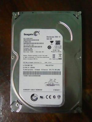 Disco Duro De 500gb Sata Para Pc