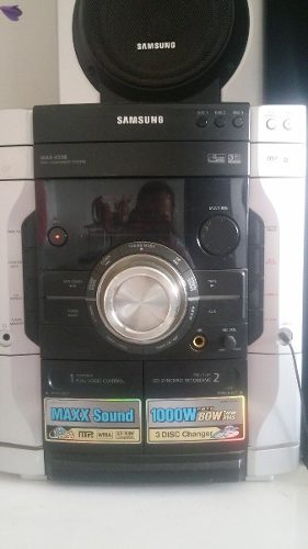 Equipo De Sonido Samsung w 3 Cds Doble Cassette Ofertonn
