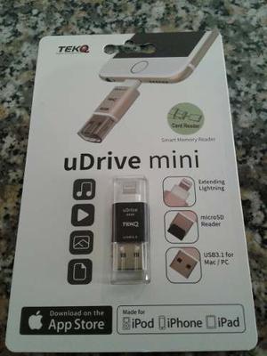 Ipod Iphone Ipad Mini Drive Marca Tekq Memoria
