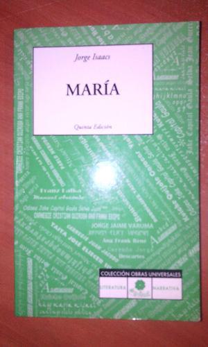 Libro, Maria, De Jorge Isaacs