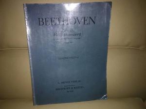 Partitura Full Score Concierto Para Violin De Beethoven