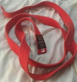 Cinturón De Artes Marciales Rojo, Marca Kombate