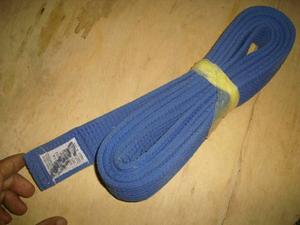 Cinturon De Karate Azul Talla  Usado Bushido