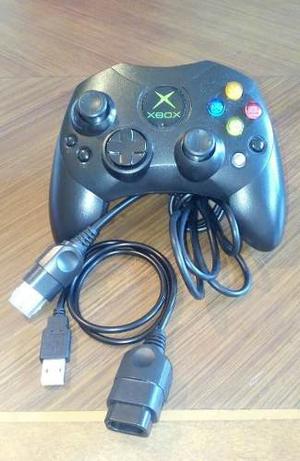 Control Xbox Clásico + Adaptador Usb Para Pc