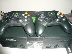Xbox Clásico + Dos Controles + Juegos