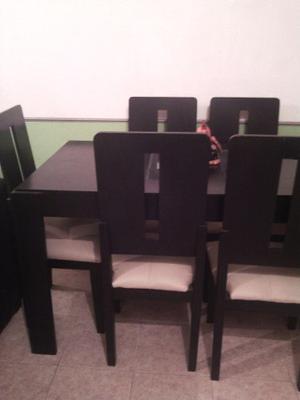 Juego De Comedor De 6 Puestos