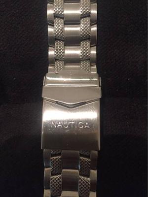 Correa De Acero De Reloj Nautica Modelo Ng