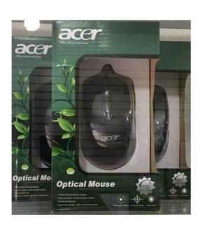 Mouse Acer Optico Usb Con Cable Para Pc O Lapto