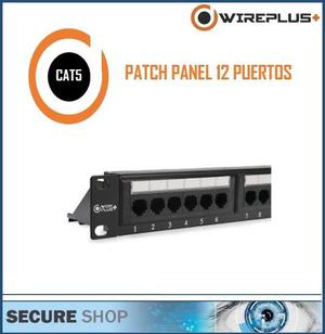 Patch Panel 12 Puertos Cat5