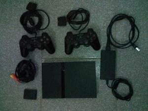 Playstation 2 - 2 Controles - Mc 64mb - 10 Juegos