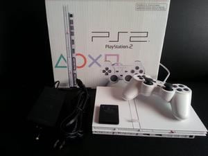 Playstation 2 Chipeado + 1control+ Juegos + Memoria De 8mb