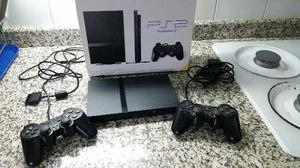 Playstation 2 (consola, 2 Controles, 2 Memory Cars,100juegos