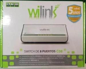 Switch 8 Puertos Wilink Totalmente Nuevo