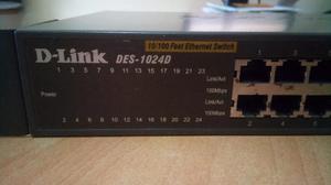 Switch D-link Des-d 24 Puertos